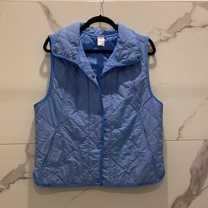 Te Verde Light Blue Quilted Vest